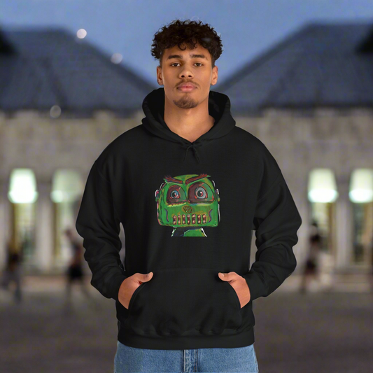 Green Monster - Heavy Blend Hoodie for Monster Lovers