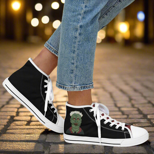 Bob - Black & White Monster High Tops