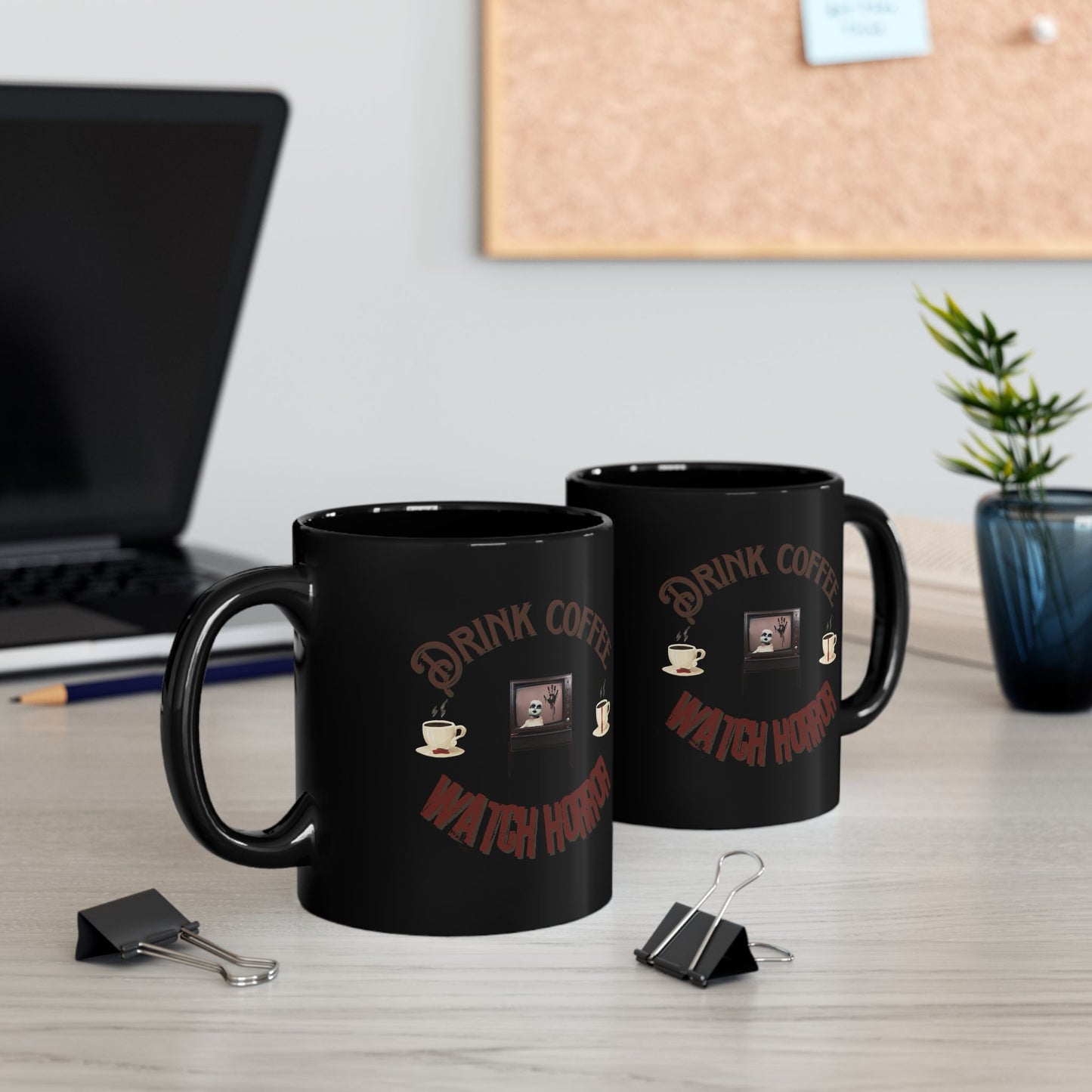 Drink Coffee, Watch Horror Mug